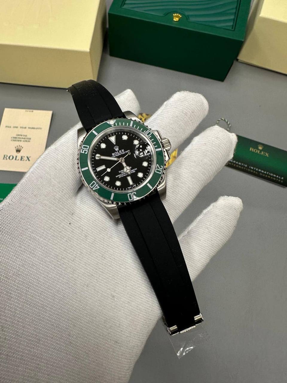 Rolex Submariner Date "Starbucks" Men's Watch Reference 126610LV Rubber Strap Reps Sale UK Best Quality AAA Replica