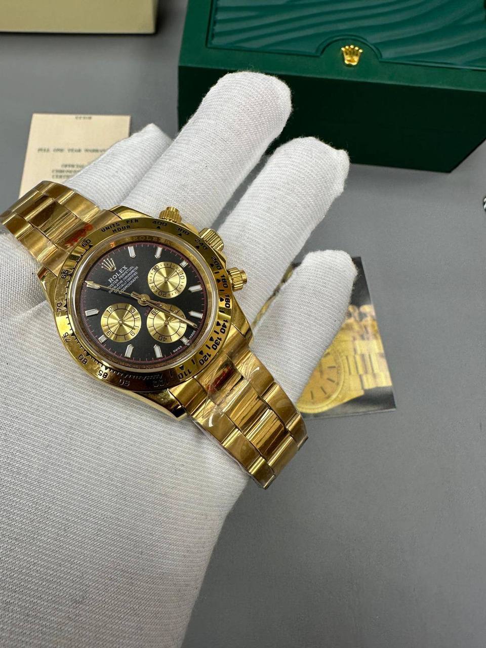 Rolex Cosmograph Daytona 116508-0004 "Black" Dial Men's Watch Oyster Bracelet Reps Sale UK Best Quality AAA Replica
