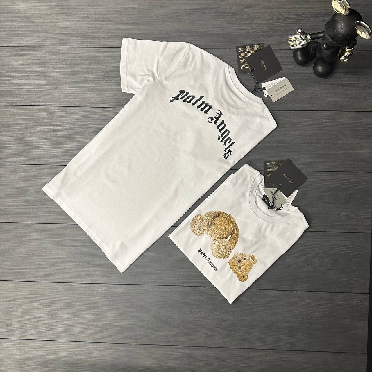 Palm Angels Bear Classic Short Sleeve Men's Women's T-Shirts in 2 Colors Reps Sale UK Best Quality AAA Replica