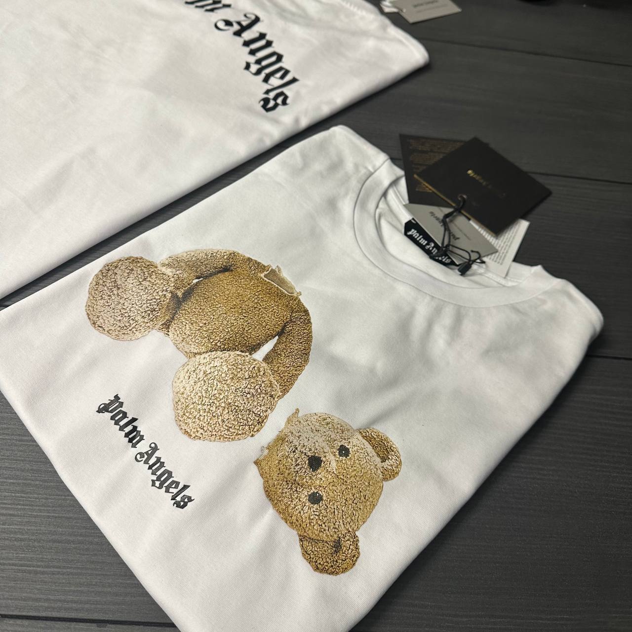 Palm Angels Bear Classic Short Sleeve Men's Women's T-Shirts in 2 Colors Reps Sale UK Best Quality AAA Replica