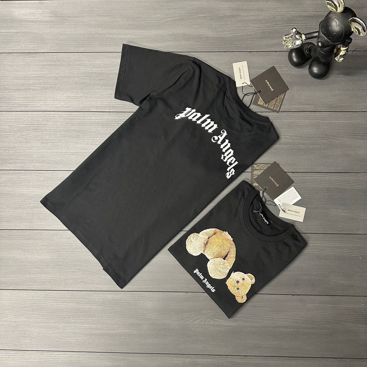 Palm Angels Bear Classic Short Sleeve Men's Women's T-Shirts in 2 Colors Reps Sale UK Best Quality AAA Replica