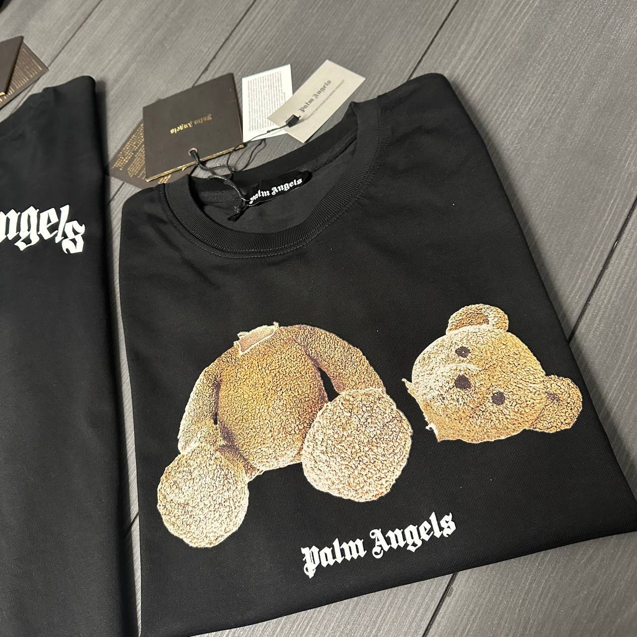 Palm Angels Bear Classic Short Sleeve Men's Women's T-Shirts in 2 Colors Reps Sale UK Best Quality AAA Replica