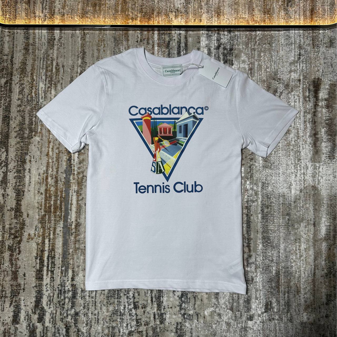 Casablanca "La Joueuse" Printed Crewneck Men's Women's T-Shirts in Different Colors Reps Sale UK Best Quality AAA Replica