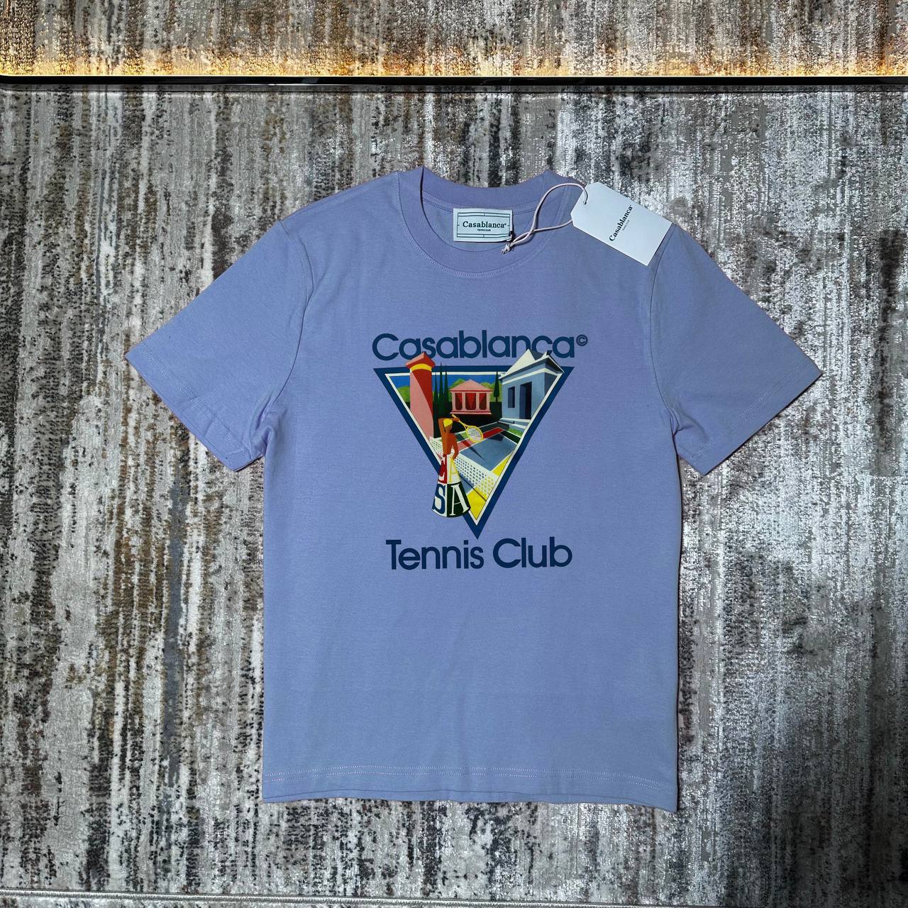 Casablanca "La Joueuse" Printed Crewneck Men's Women's T-Shirts in Different Colors Reps Sale UK Best Quality AAA Replica