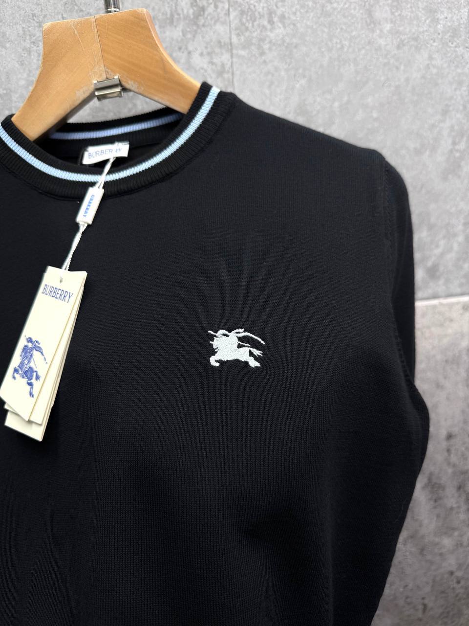 Burberry Equestrian Knight Design EKD Short Sleeve Knit Men's Women's T-Shirts in 2 Colors Reps Sale UK Best Quality AAA Replica