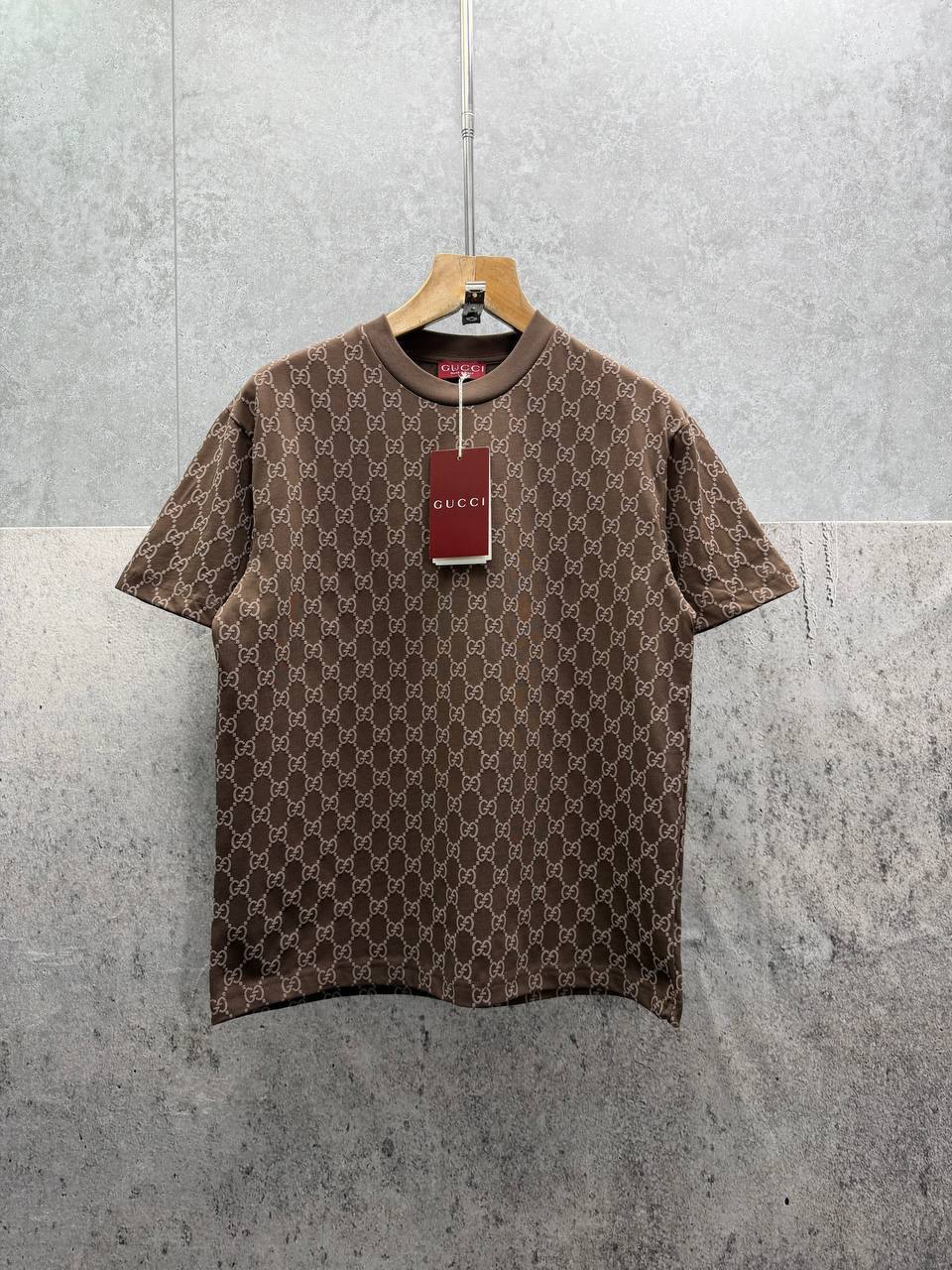 Gucci GG-Pattern Short-Sleeve Men's Women's T-Shirts in Different Colors Reps Sale UK Best Quality AAA Replica