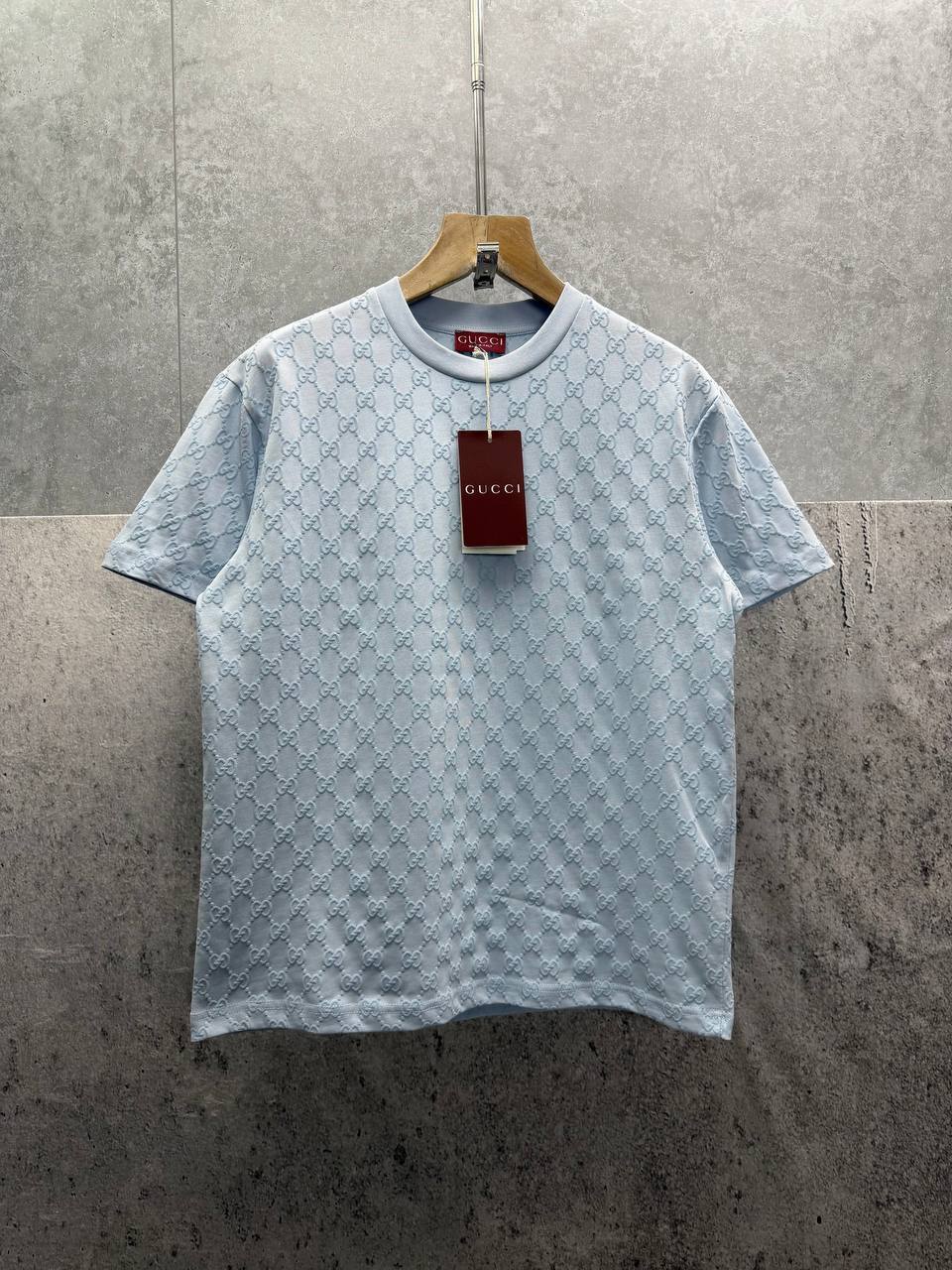 Gucci GG-Pattern Short-Sleeve Men's Women's T-Shirts in Different Colors Reps Sale UK Best Quality AAA Replica