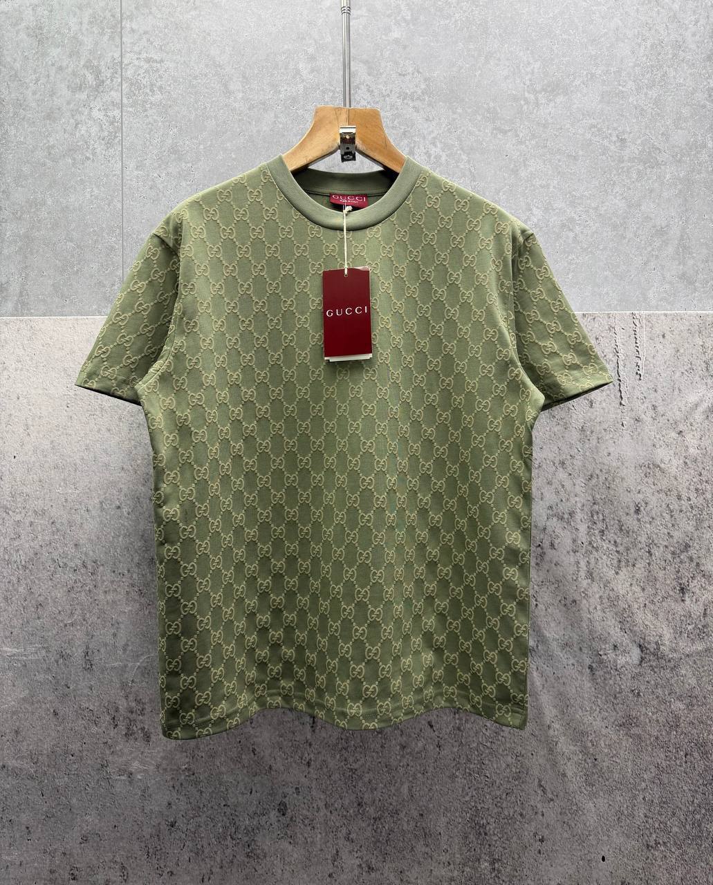 Gucci GG-Pattern Short-Sleeve Men's Women's T-Shirts in Different Colors Reps Sale UK Best Quality AAA Replica