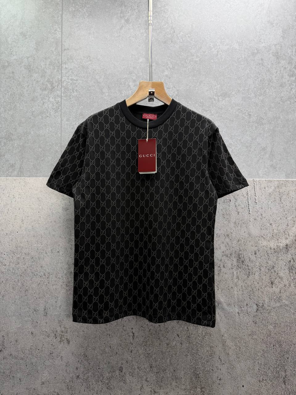 Gucci GG-Pattern Short-Sleeve Men's Women's T-Shirts in Different Colors Reps Sale UK Best Quality AAA Replica
