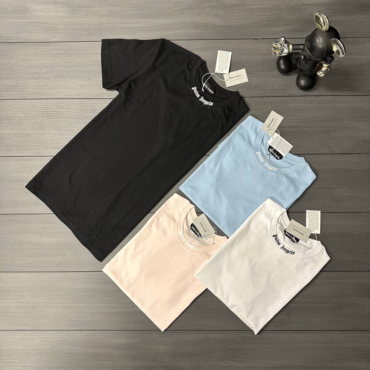 Palm Angels Classic Collar Logo Men's Women's T-Shirts in Different Colors Reps UK Best Quality AAA Replica