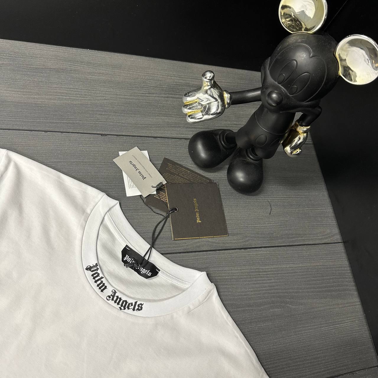 Palm Angels Classic Collar Logo Men's Women's T-Shirts in Different Colors Reps UK Best Quality AAA Replica