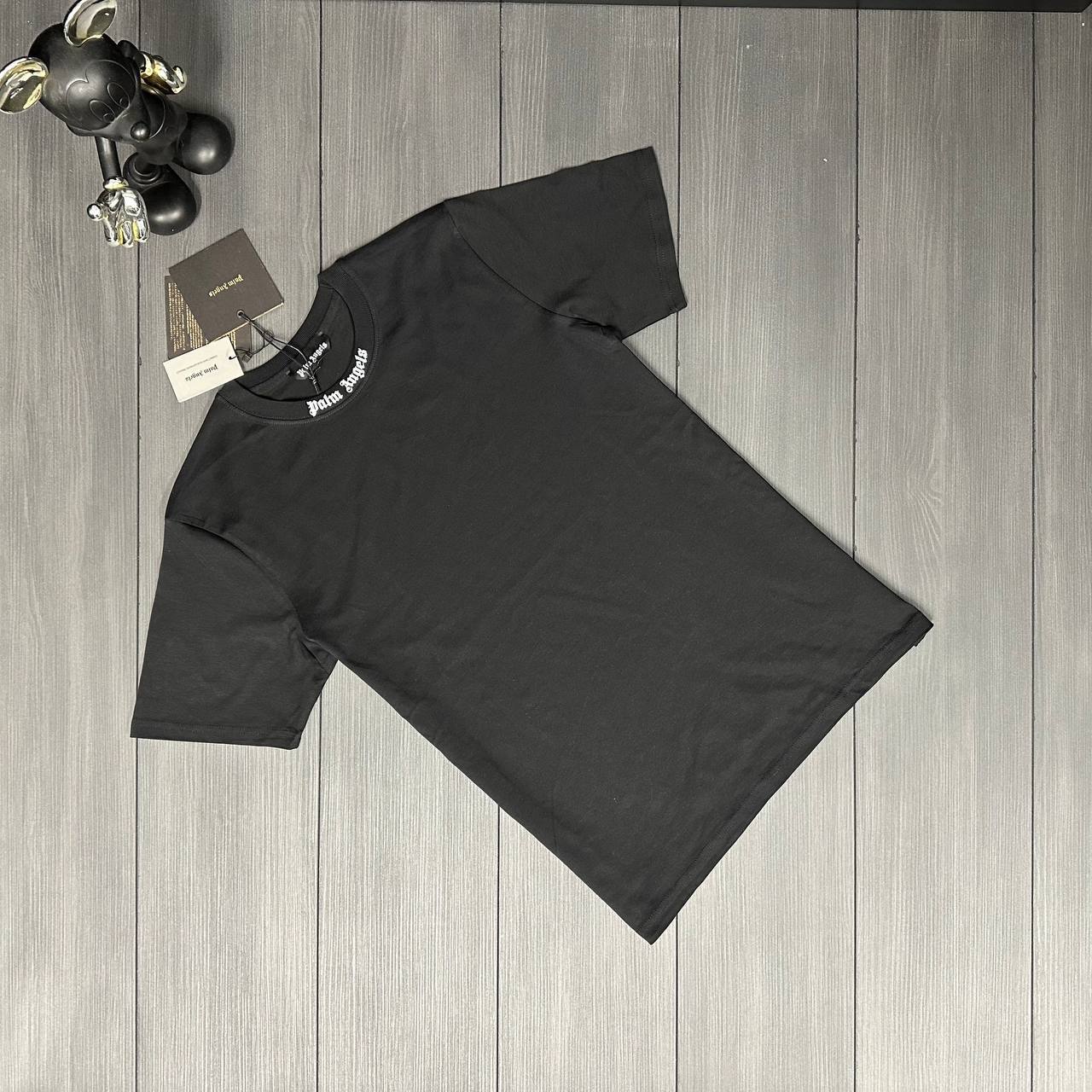 Palm Angels Classic Collar Logo Men's Women's T-Shirts in Different Colors Reps UK Best Quality AAA Replica