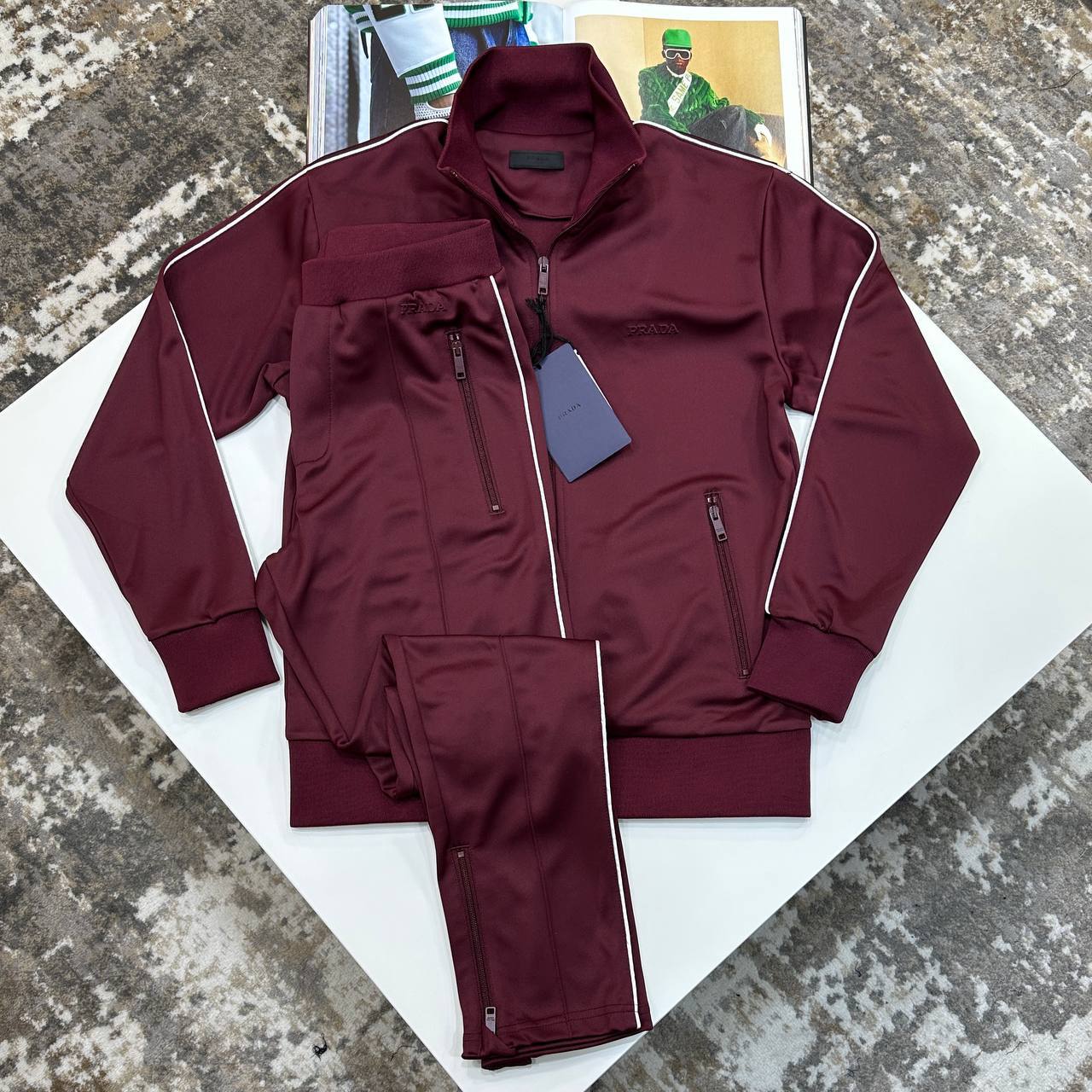 Prada Piping Detail Technical Men's in Different Colors Reps Sale UK Best Quality AAA Replica