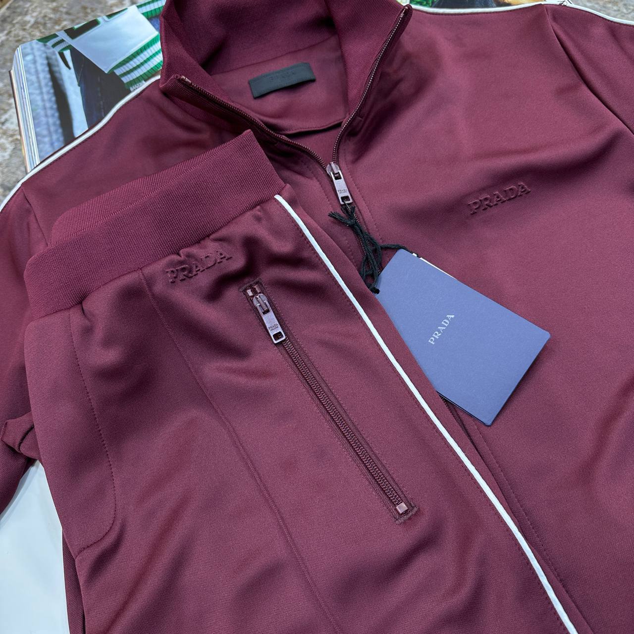 Prada Piping Detail Technical Men's in Different Colors Reps Sale UK Best Quality AAA Replica