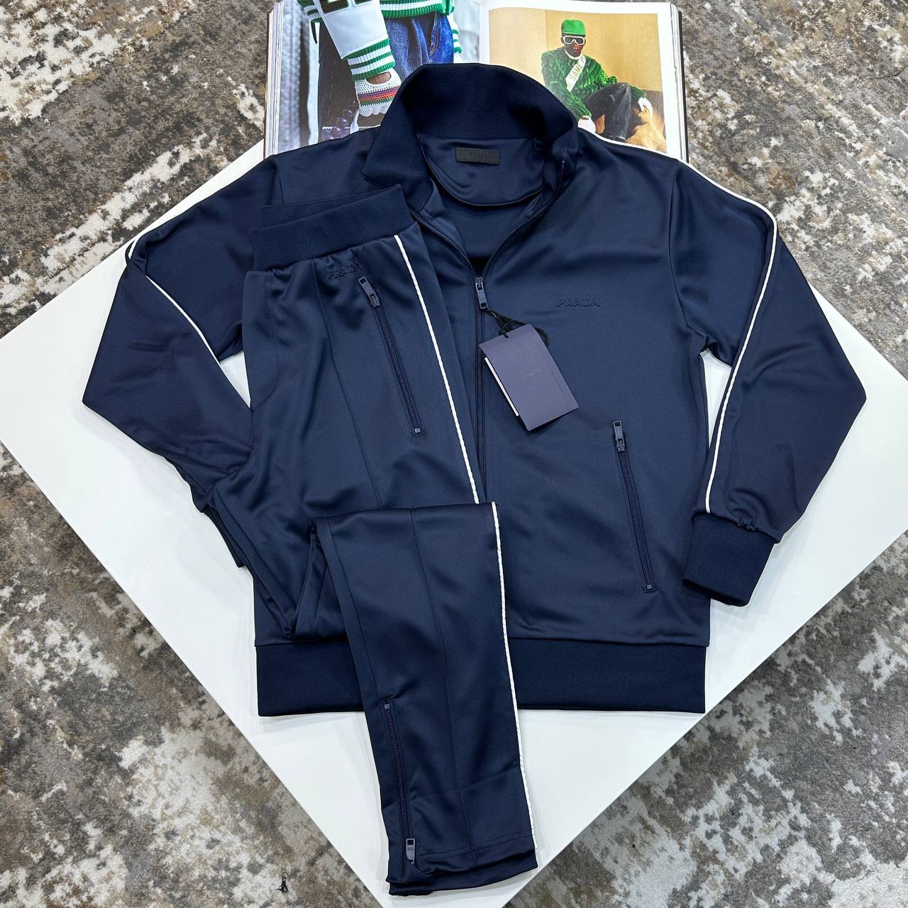 Prada Piping Detail Technical Men's in Different Colors Reps Sale UK Best Quality AAA Replica