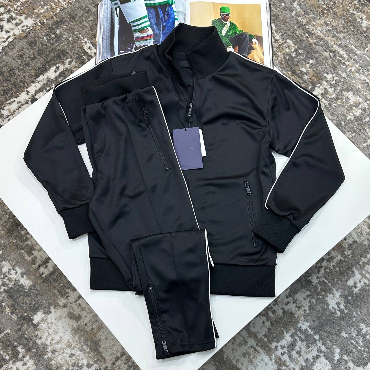 Prada Piping Detail Technical Men's in Different Colors Reps Sale UK Best Quality AAA Replica