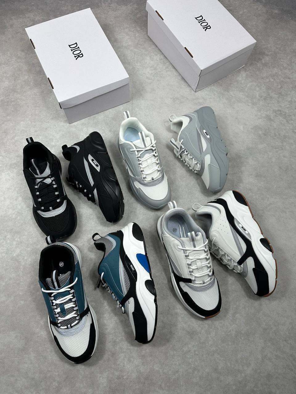 Dior B22 Technical Mesh Fashion Men's Sneakers in Different Colors Reps Sale UK Best Quality AAA Replica