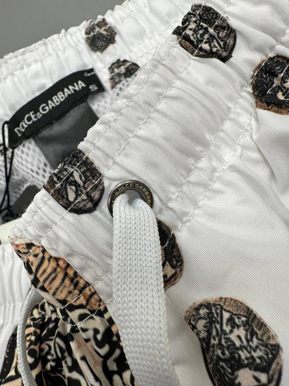 Dolce & Gabbana Ancient Roman Coin Print Swim Shorts in 2 Colors Men's Reps Sale UK Best Quality AAA Replica