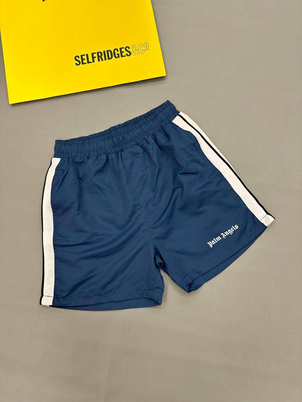 Palm Angels Side Stripes Logo Classic Track Shorts in 2 Colors Men's Reps Sale UK Best Quality AAA Replica