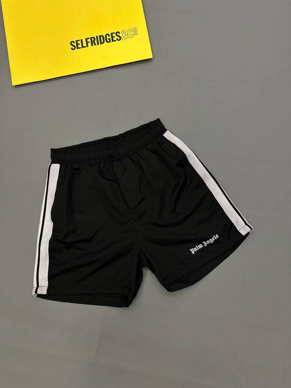 Palm Angels Side Stripes Logo Classic Track Shorts in 2 Colors Men's Reps Sale UK Best Quality AAA Replica
