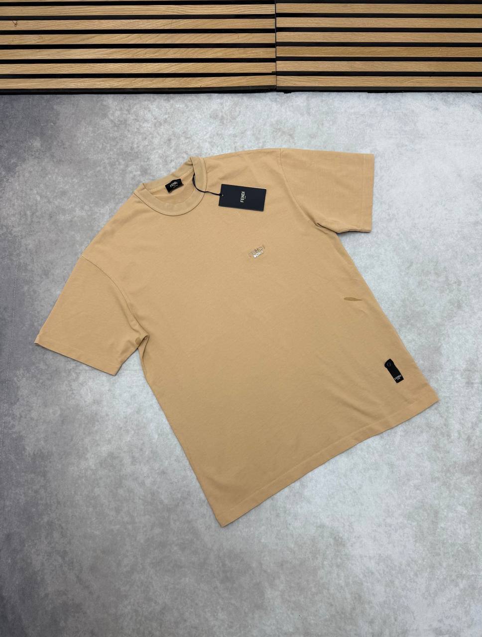 Fendi Small Embroidered Fendi Roma Logo T-Shirts in Different Colors Men's Women's Reps UK Best Quality AAA Replica