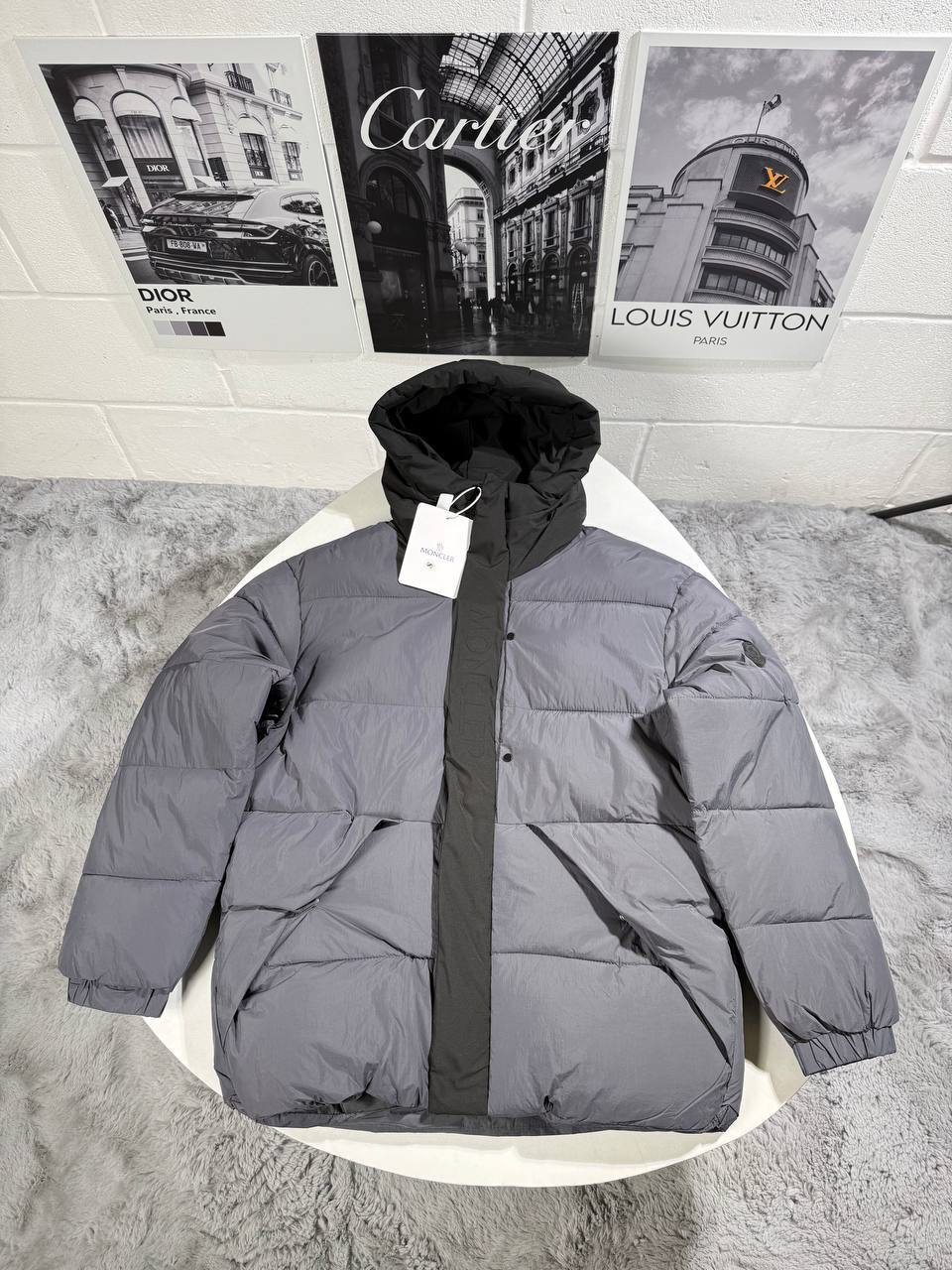 Moncler Madeira Hooded Short Down Jacket Men's Women's in Different Colors Reps UK Sale Best Quality AAA Replica