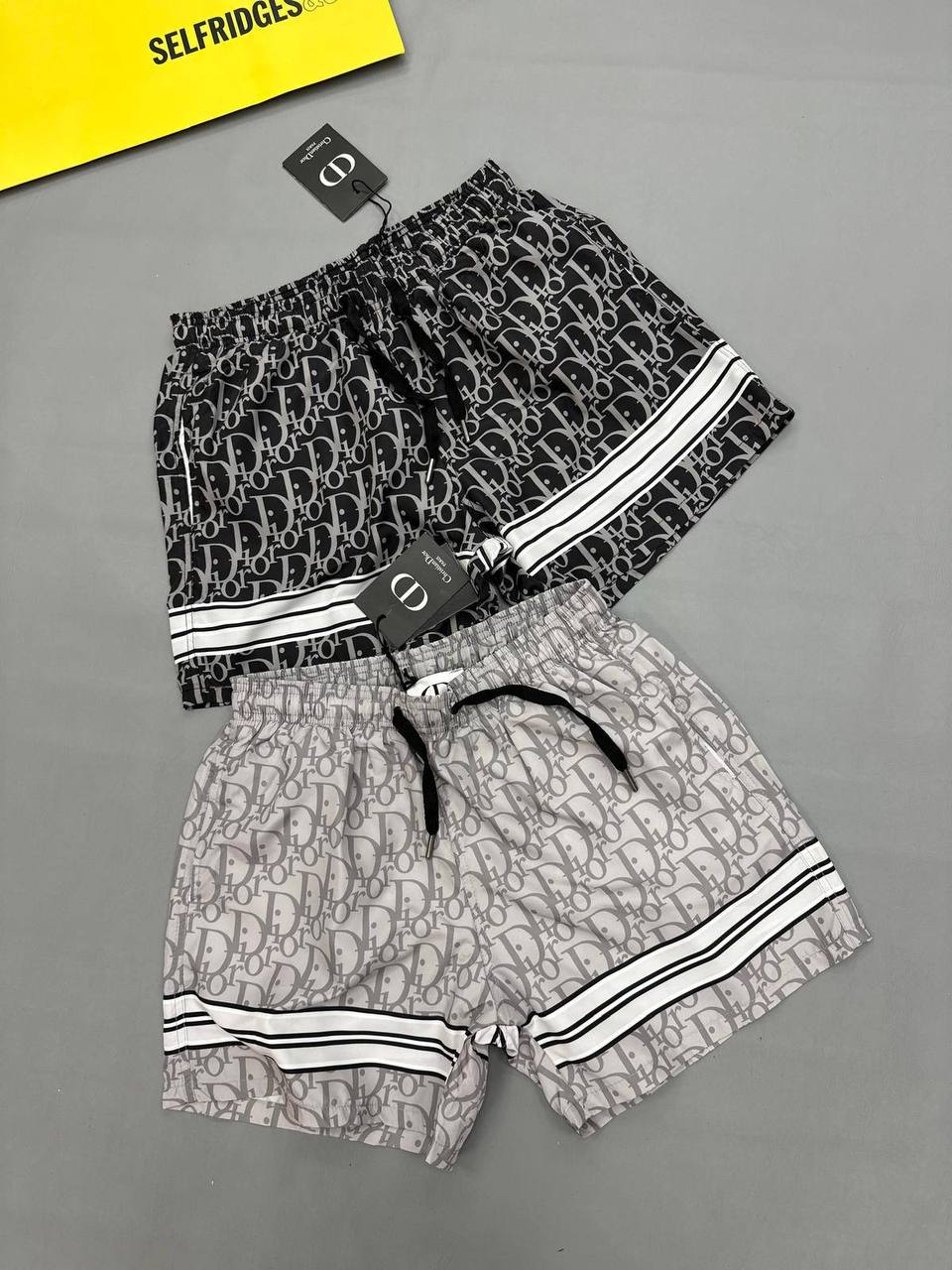 Christian Dior Dior Oblique Pattern Swim Shorts Set Men's in 2 Colors Reps Sale UK Best Quality Sale AAA Replica