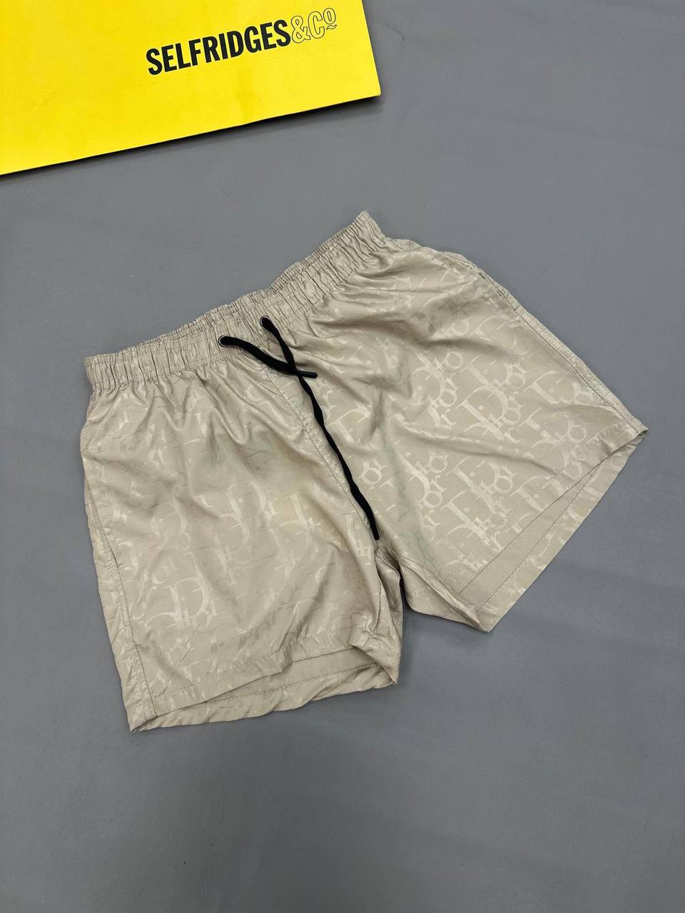 Christian Dior Oblique Jacquard Swim Shorts Set Men's in Beige Color Reps Sale UK Best Quality Sale AAA Replica