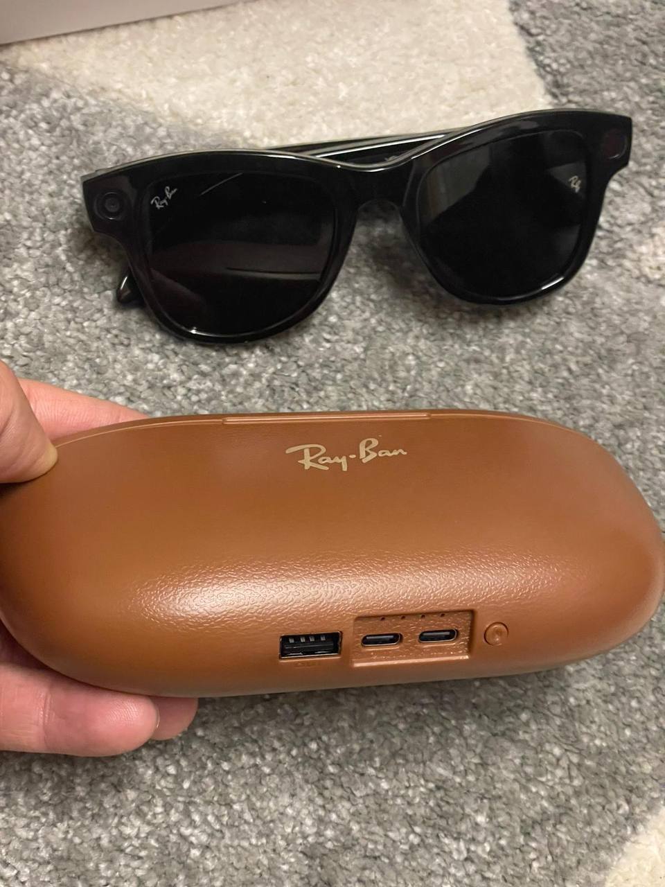 Ray-Ban Meta Wayfarer Gen 2 Black Smart Sunglasses RW4012 Men's Women's Reps Sale UK Best Quality Sale AAA Replica