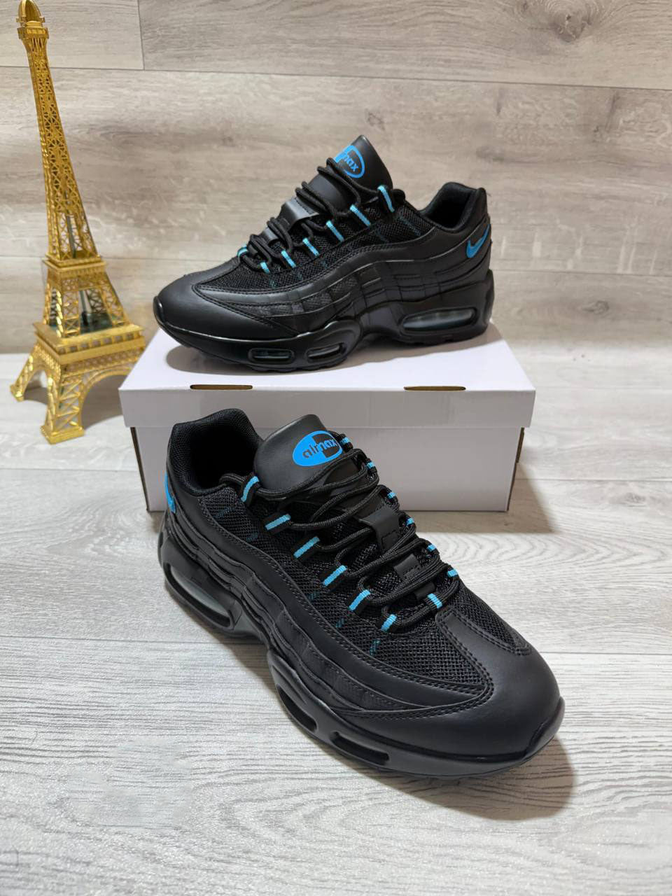 Nike Air Max 95 OG "Black/University Blue" FJ4217-002 Trainers Men's Reps UK Best Quality Sale AAA Replica