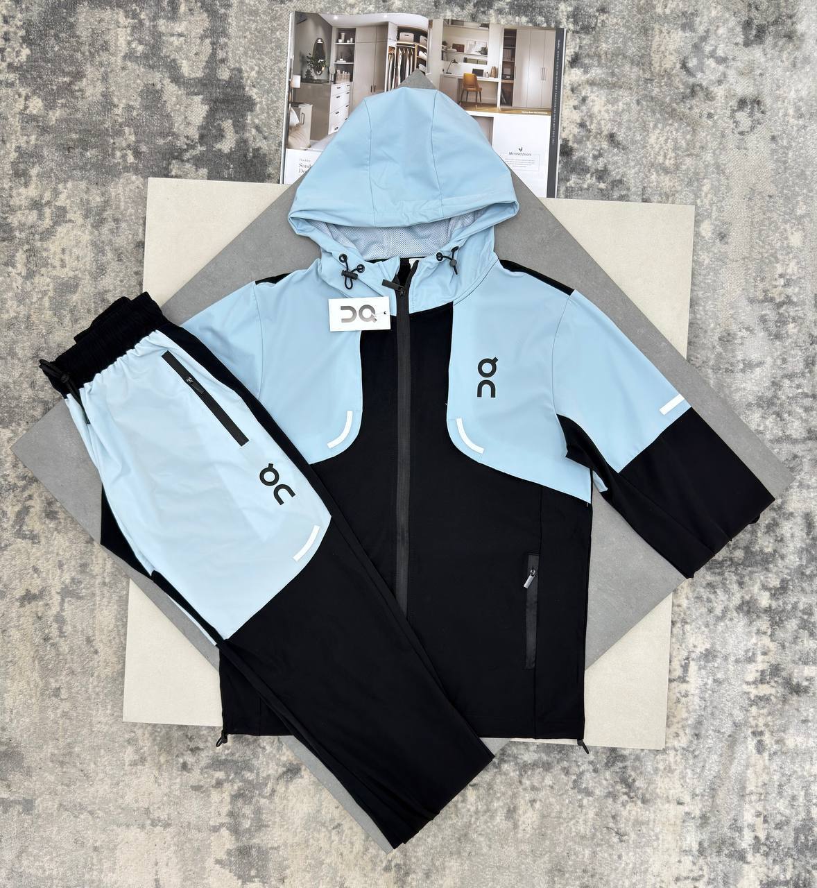 On Cloud Running Weather Tracksuit Men's Light Blue Reps Sale UK Best Quality AAA Quality Replica