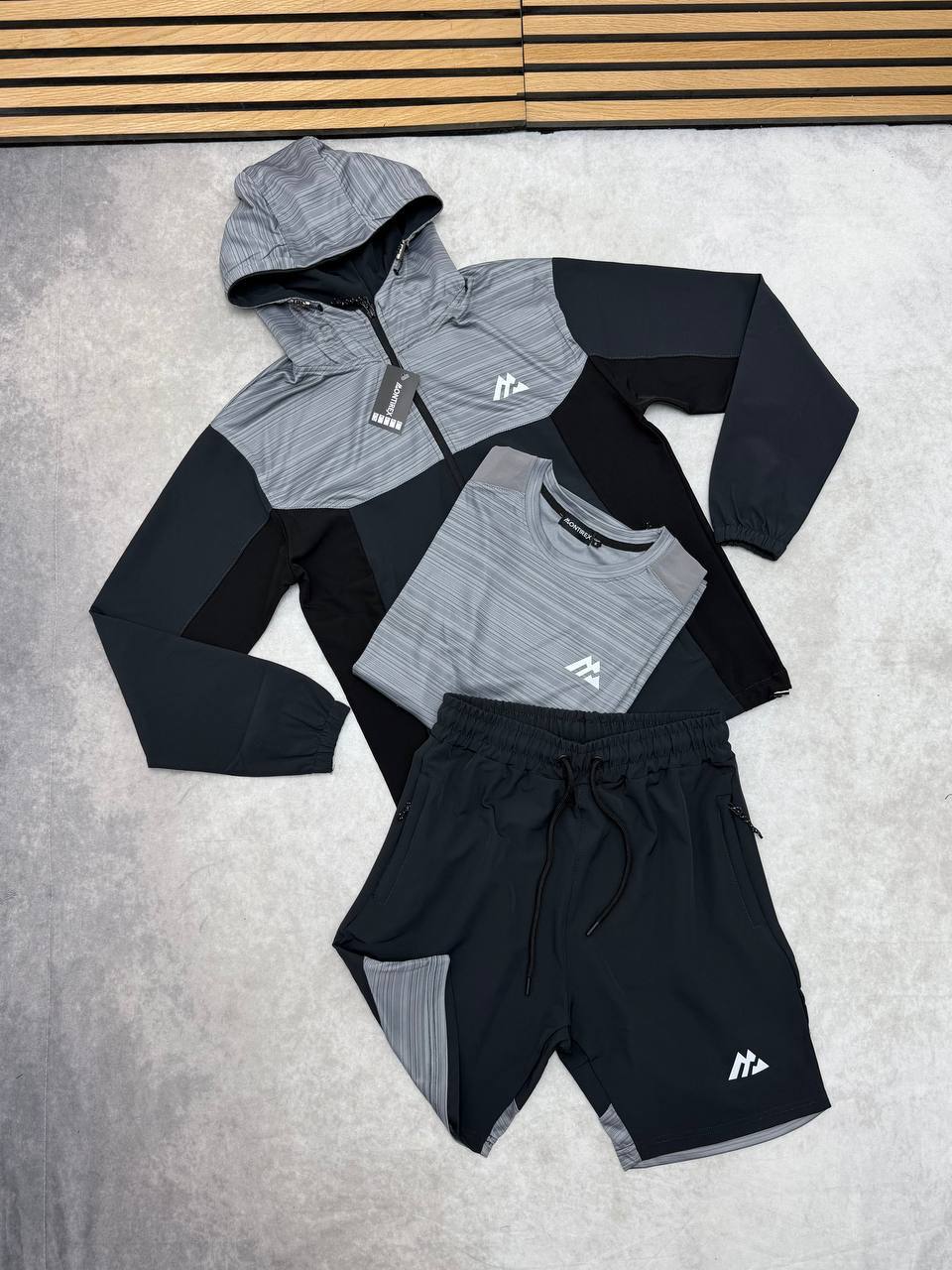 Montirex Trail 3-Piece Tracksuit Men's in Cement Grey Color Reps Sale Best Quality AAA Replica