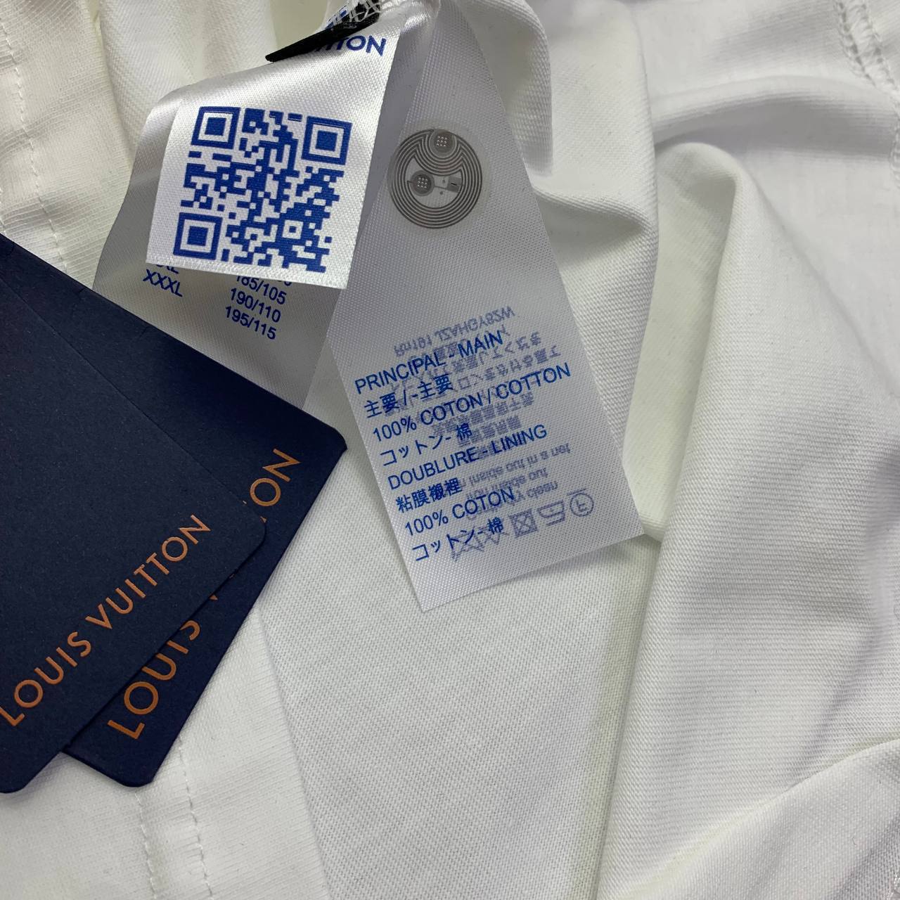 Louis Vuitton LV Paris Logo Print T-Shirts Men's Women's in 2 Colors Reps Sale UK Best Quality AAA Replica