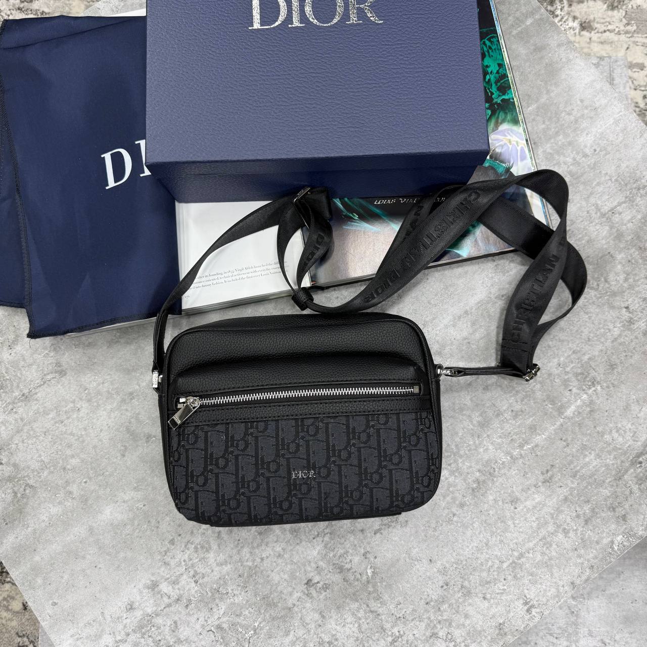 Dior Rider 2.0 Zipped Messenger Bag Men's Women's Reps Sale UK Best Quality AAA Replica