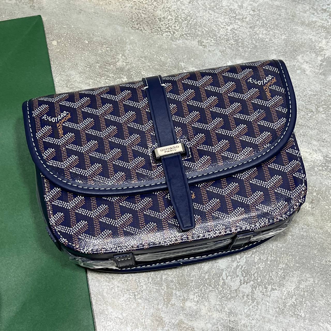 Goyard Belvedere PM Monogram  Messenger Women's Bag Navy Blue Reps Best Quality AAA Replica