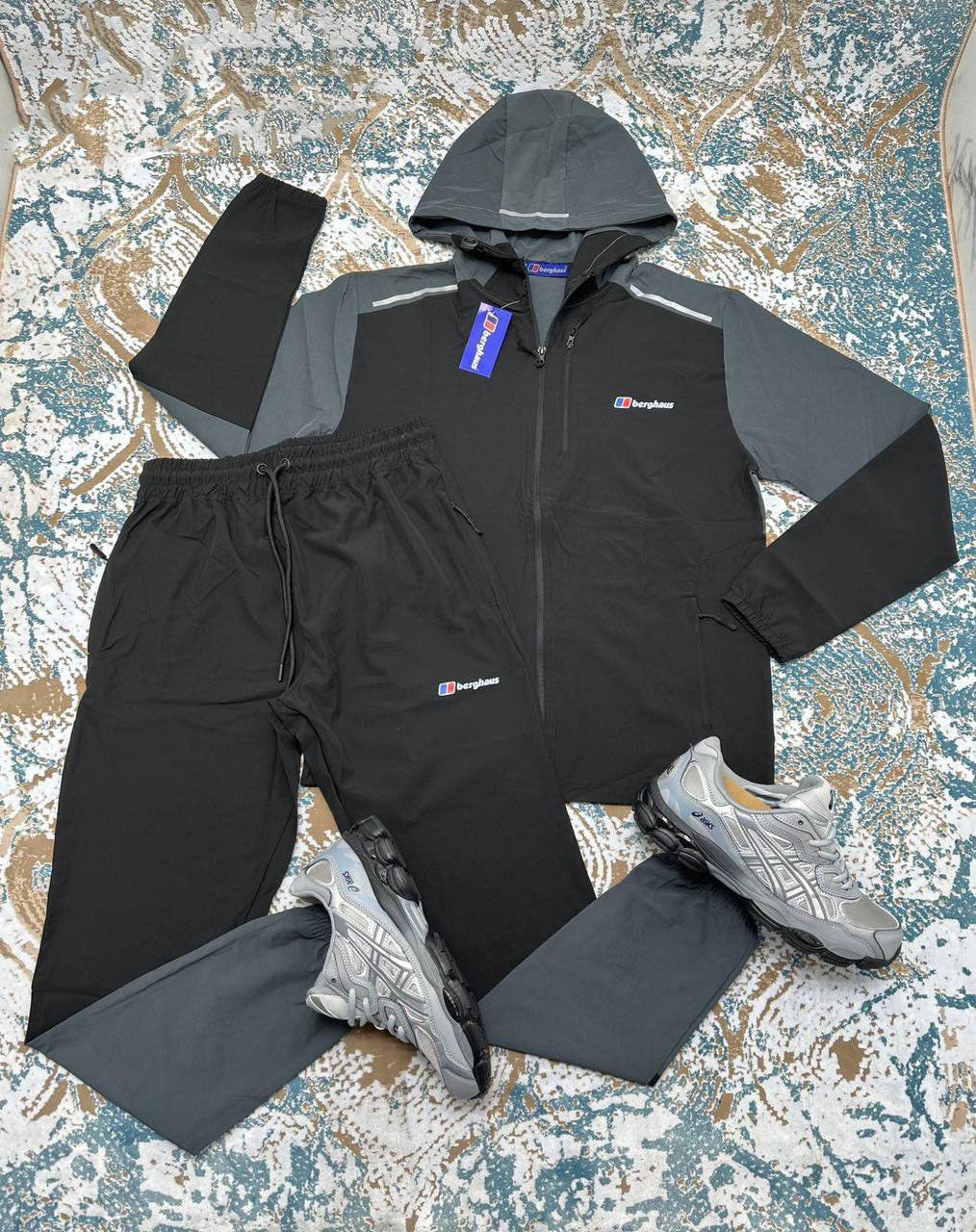 Berghaus Reacon Tracksuit Mens in Dark Charcoal Grey Reps Sale UK Best Quality AAA Replica