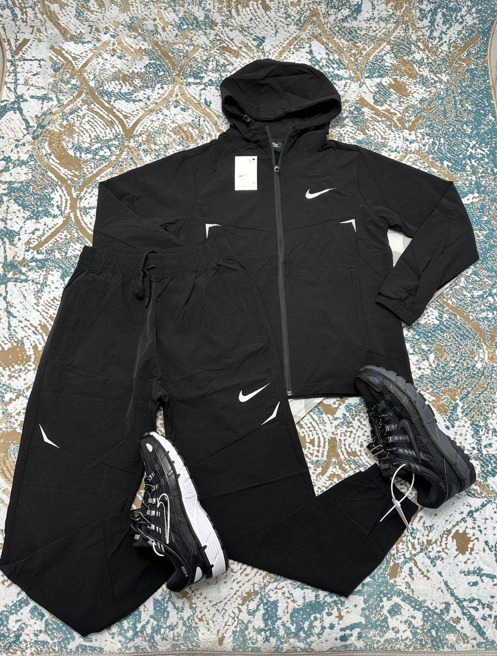 Nike Repel Miler Woven Running Tracksuits Mens in Black Reps Sale UK Best Quality AAA Replica