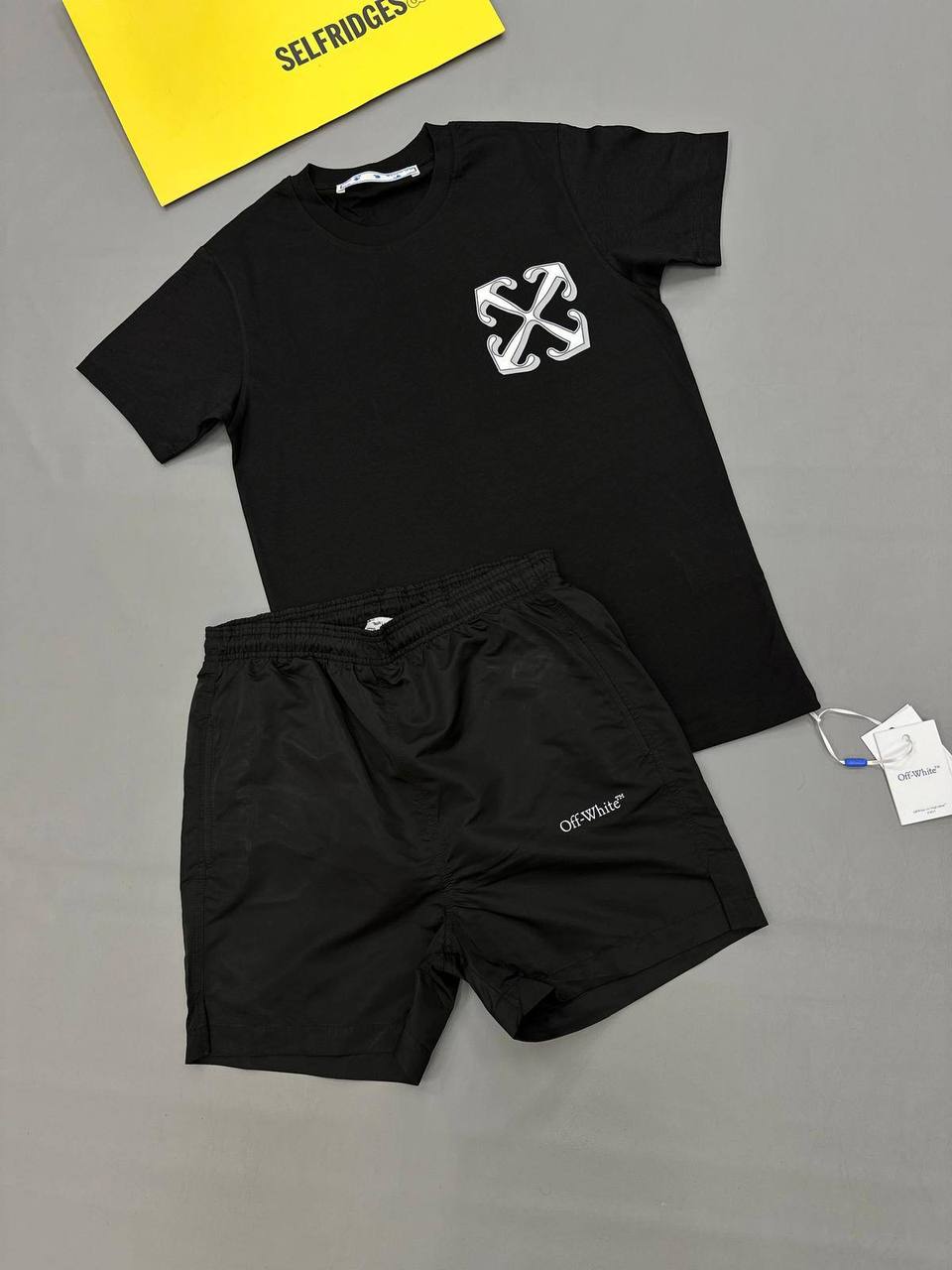 Off-White Dragon Skate Men's T-Shirts & Shorts Set in Different Colors Reps Sale UK Best Quality AAA Replica