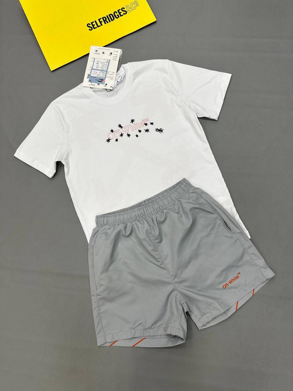 Off-White Spider Arachno Arrows Men's T-Shirts & Shorts Set in Different Colors Reps Sale UK Best Quality AAA Replica