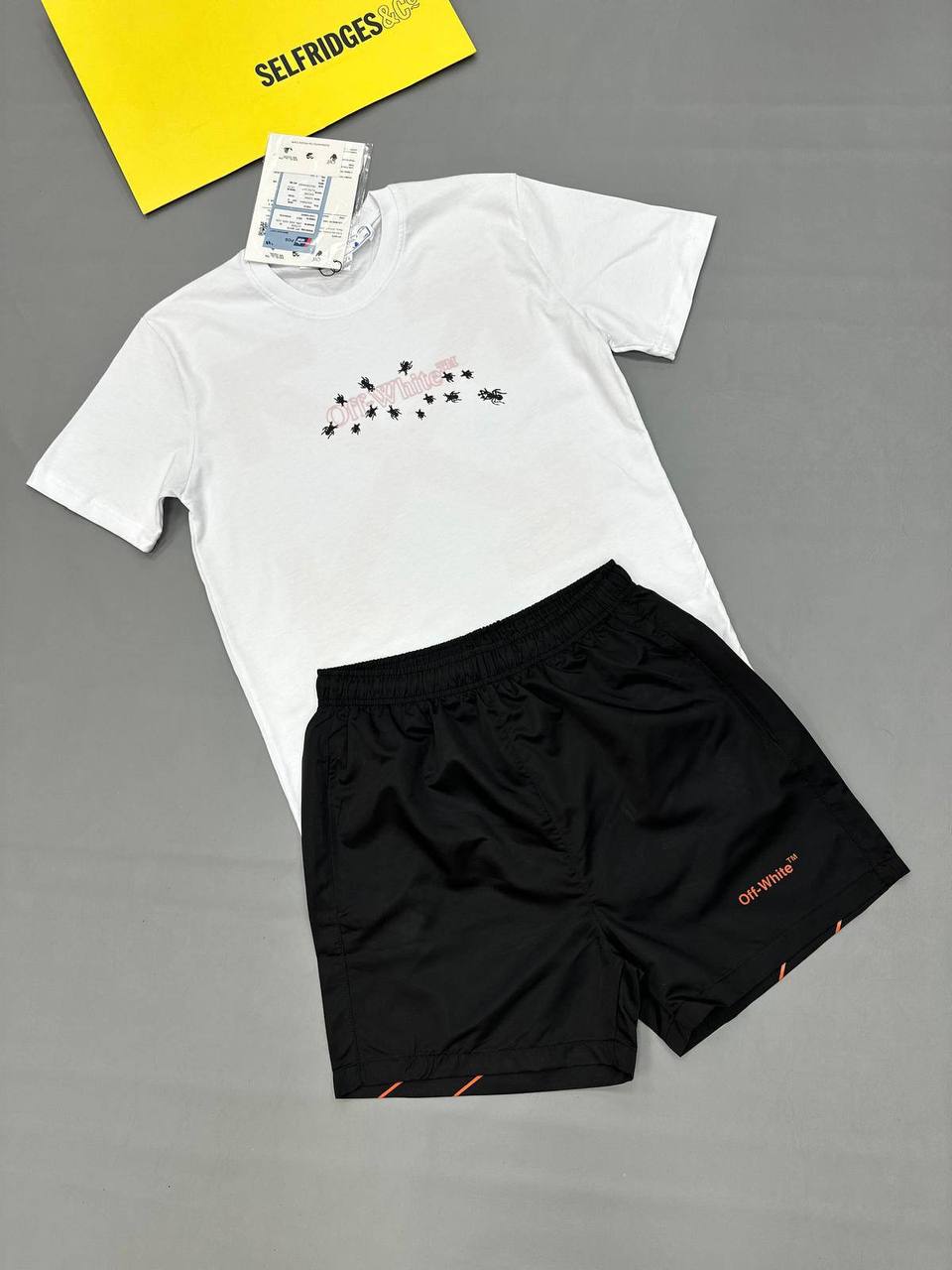 Off-White Spider Arachno Arrows Men's T-Shirts & Shorts Set in Different Colors Reps Sale UK Best Quality AAA Replica
