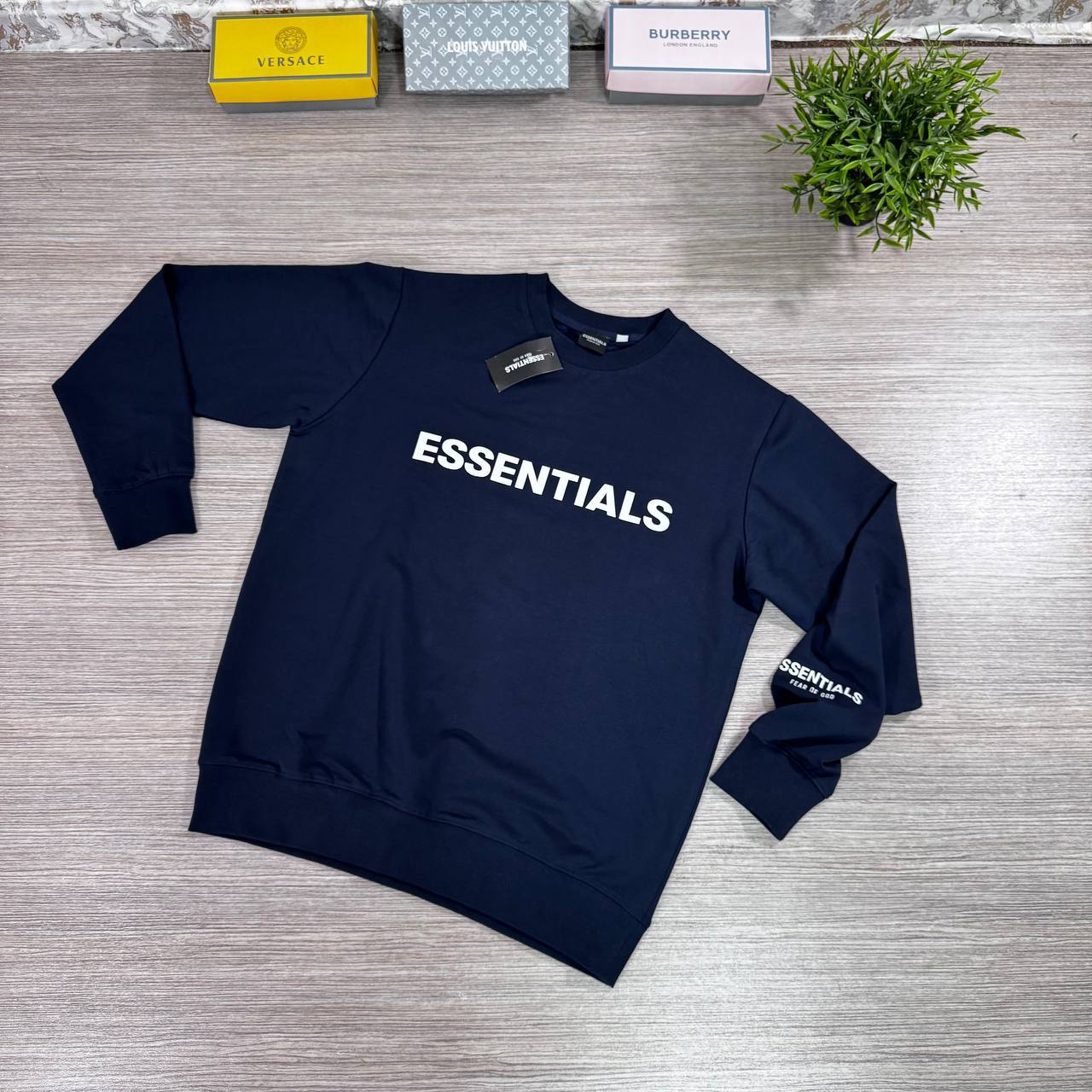 Essentials Fear of God Big Logo Jumpers Men's Women's in Different Colors Reps Sale UK Best Quality AAA Replica