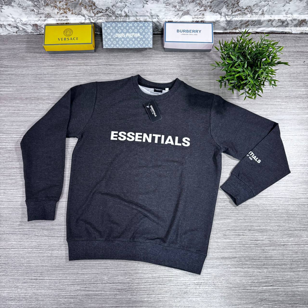 Essentials Fear of God Big Logo Jumpers Men's Women's in Different Colors Reps Sale UK Best Quality AAA Replica