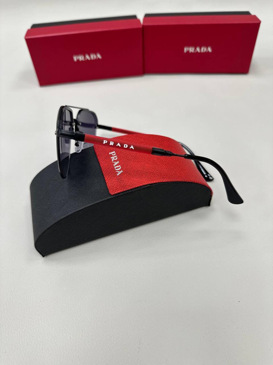 Prada Aviator Gray Gradient Sunglasses Men's Women's Reps Sale UK Best Quality Sale AAA Replica