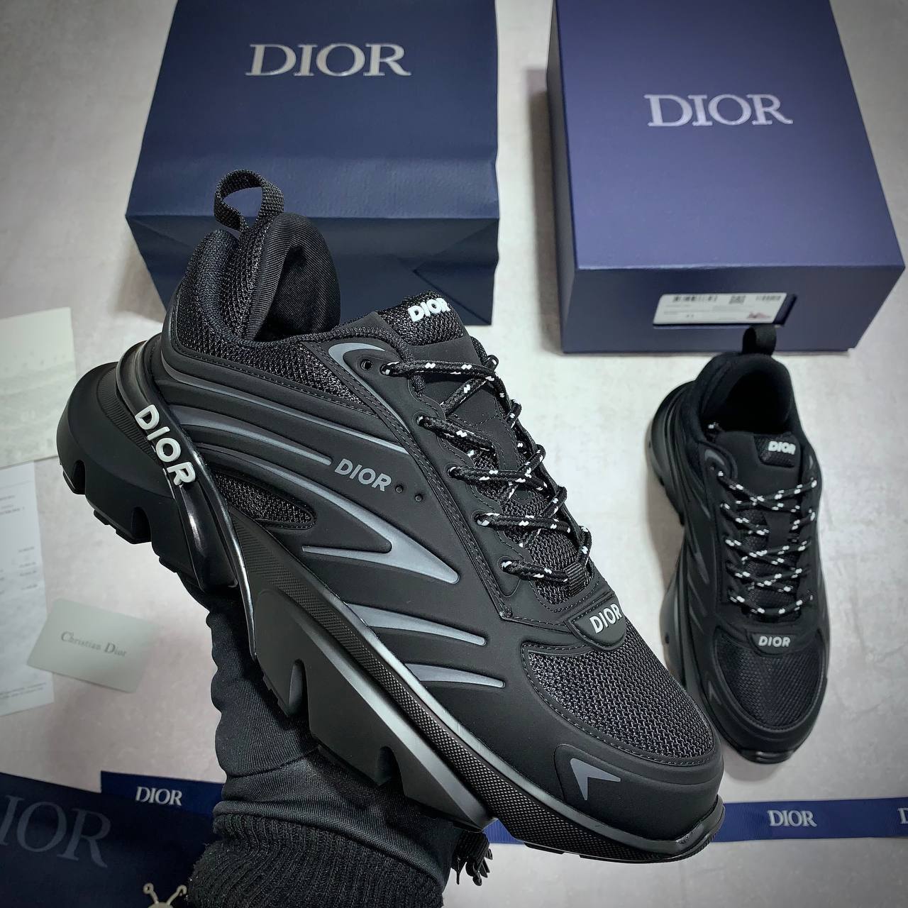 Dior B44 Blade "Black" 3SN306ZZY_H981 Men's Trainers Reps Sale UK Best Quality AAA Replica
