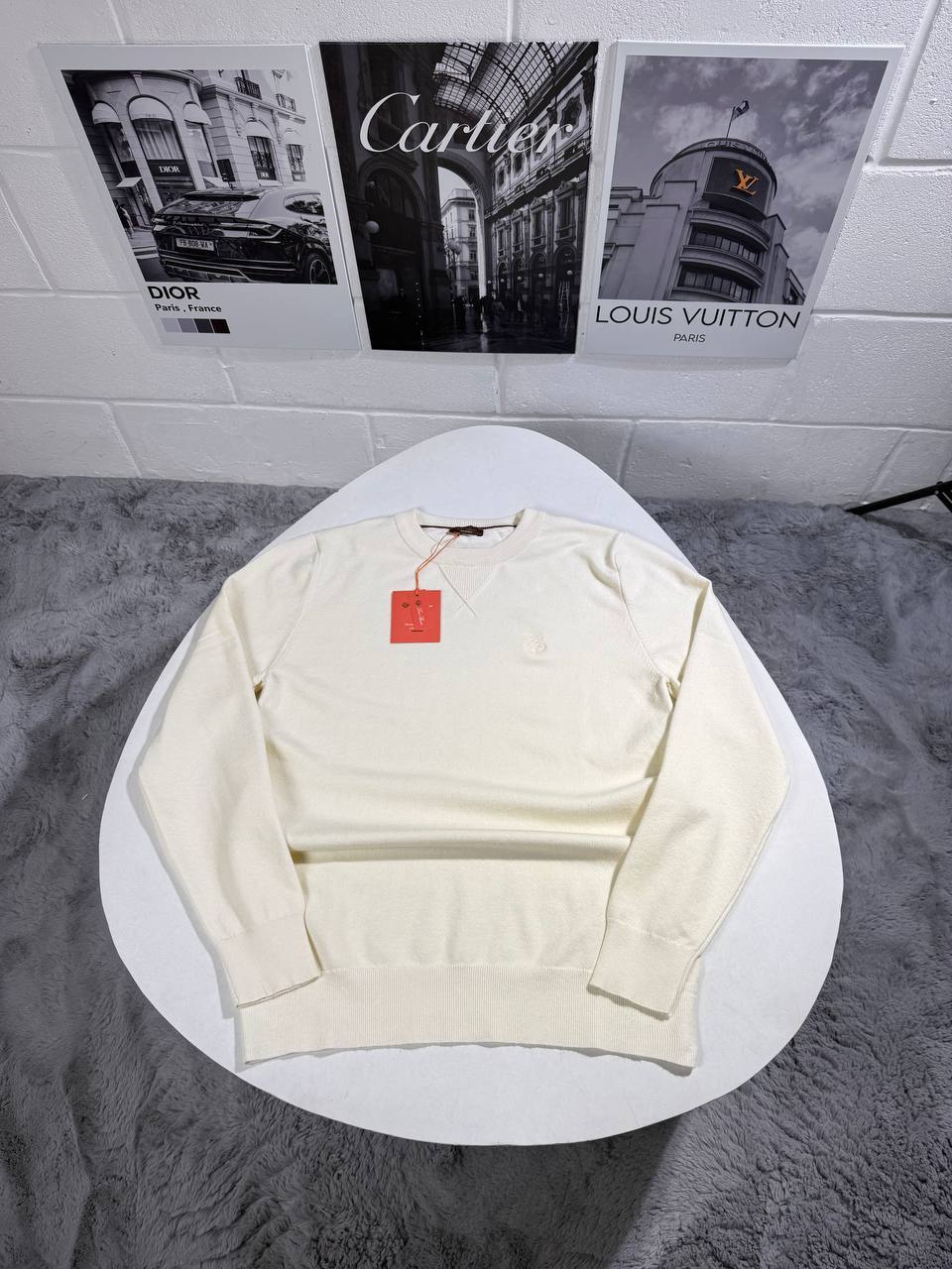 Loro Piana Wool Crewneck Logo Men's Women's Jumpers in Different Colors Reps Sale UK Best Quality AAA Replica