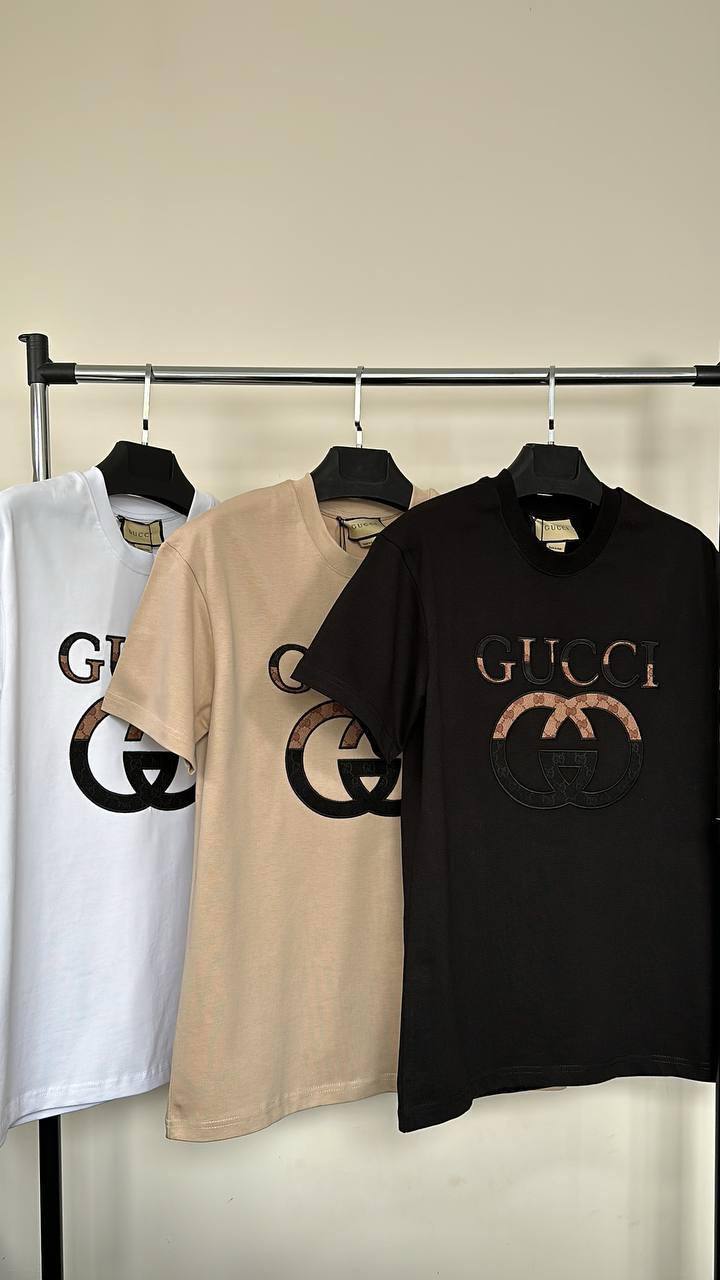 Gucci Interlocking G Printed Men's Women's T-Shirts in Different Colors Reps Sale UK Best Quality Sale AAA Replica