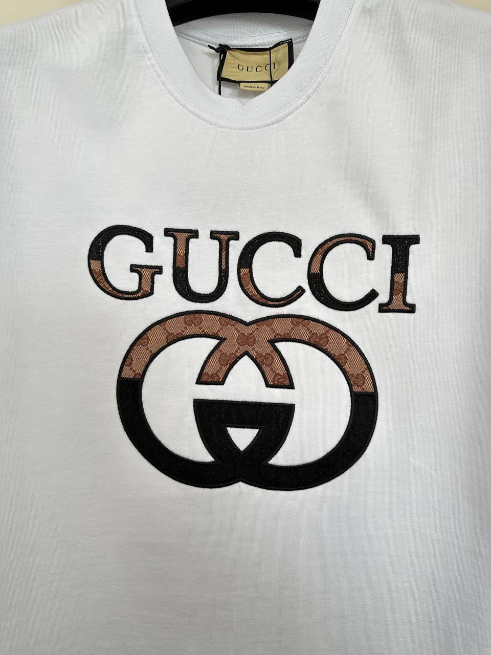 Gucci Interlocking G Printed Men's Women's T-Shirts in Different Colors Reps Sale UK Best Quality Sale AAA Replica