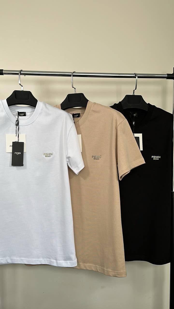 Fendi Classic Logo T-Shirts in Multiple Colors Men's Women's Reps UK Best Quality AAA Replica