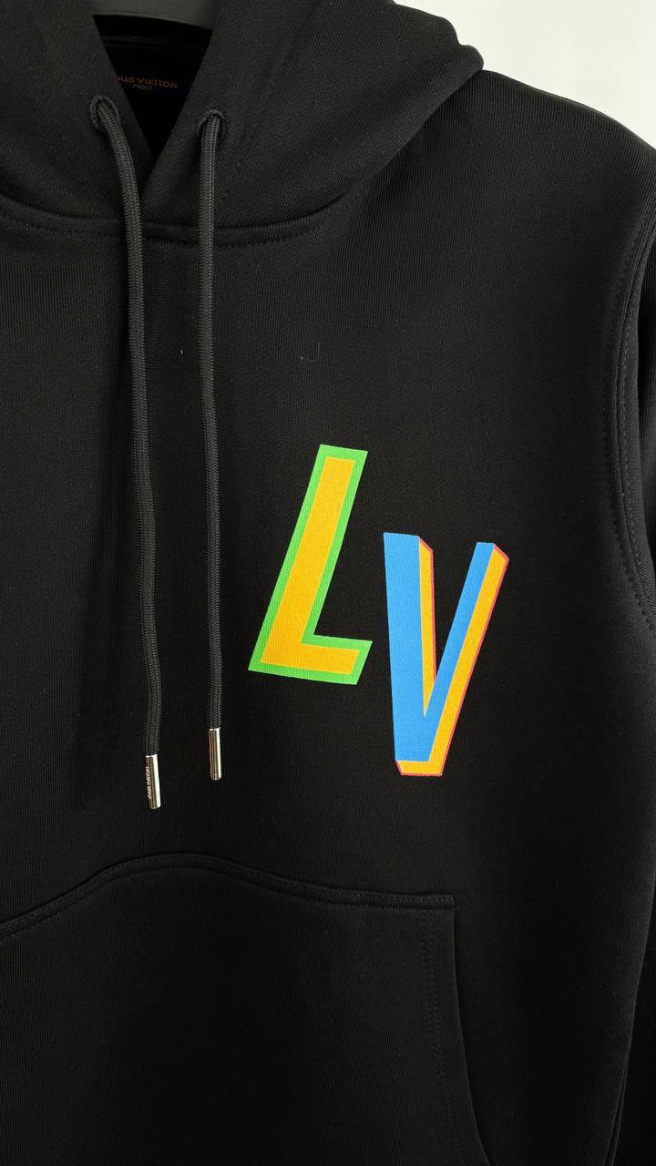 Louis Vuitton X NBA Men's Women's Hoodie in Black Color Reps Sale UK Best Quality AAA Replica