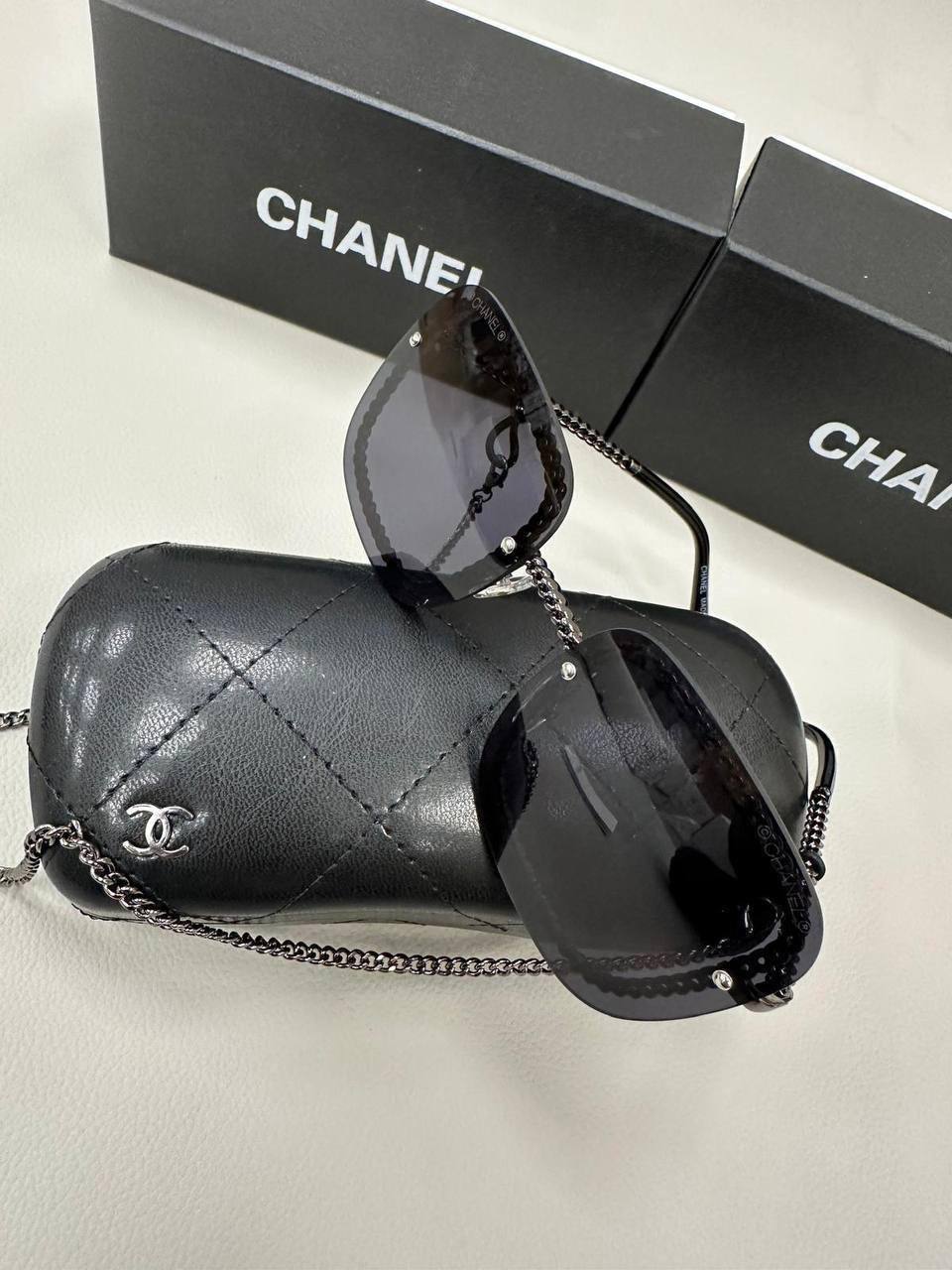 Chanel Square CH4244 Black Sunglasses Men's Women's Reps Sale UK Best Quality Sale AAA Replica